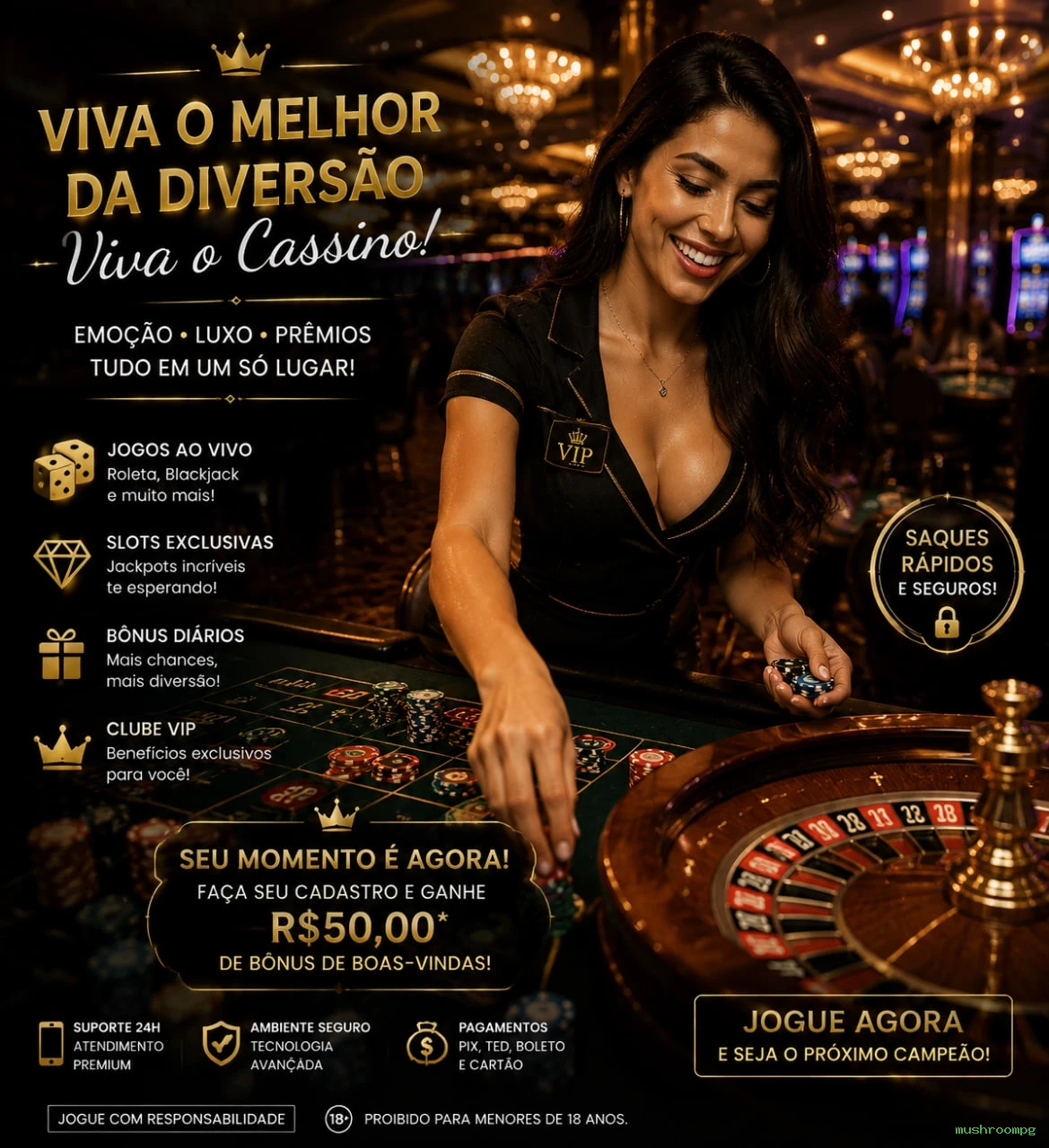 mushroompg Jogo Responsável